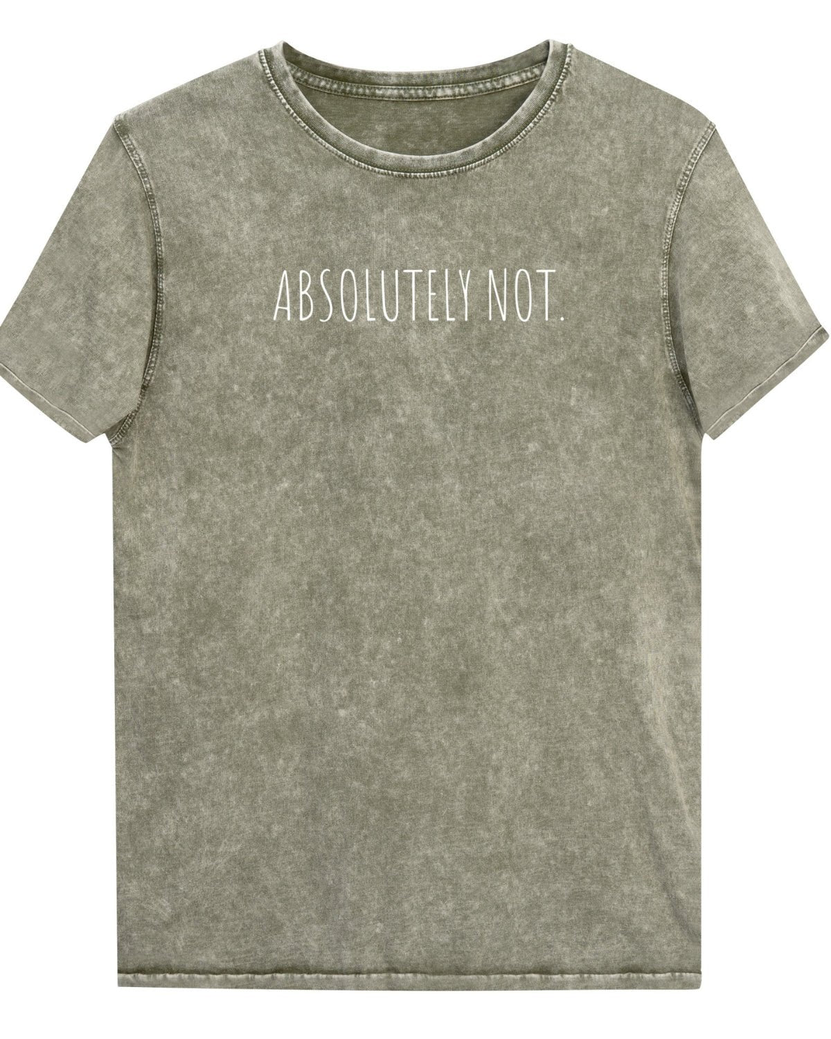 Absolutely Not. Denim T - Shirt - VTLY